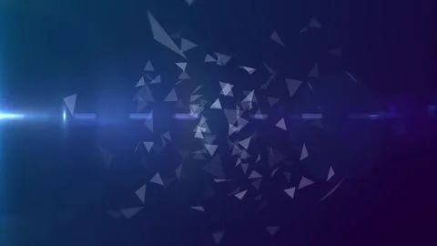 Globe exploding out with digital vectors Stock Footage 295014609