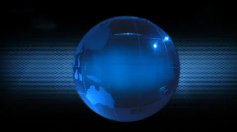 Globe on a futuristic background Stock Footage 39563334