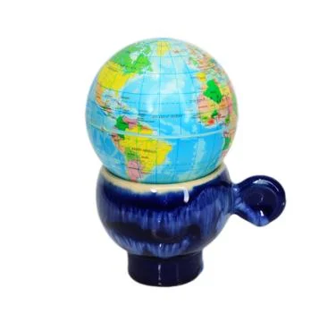 Globe in a glass Stock Illustration