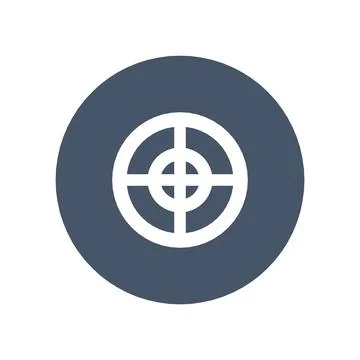 Globe Global Icon Color Circle Button Business Finance Symbol Vector Stock Illustration