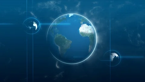 Globe HD loopable Stock Footage 104066390