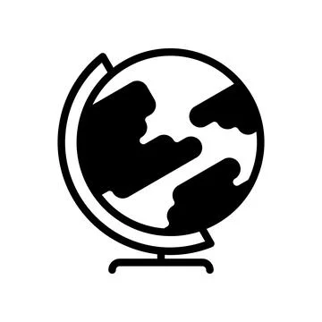 Globe icon. explore the globe, to plan great adventures. Stock Illustration