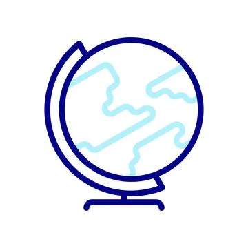 Globe icon. explore the globe, to plan great adventures. Stock Illustration