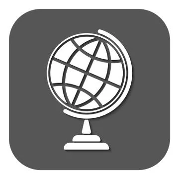 The globe icon. Globe symbol Stock-Illustration
