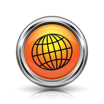 Globe icon 스톡 일러스트
