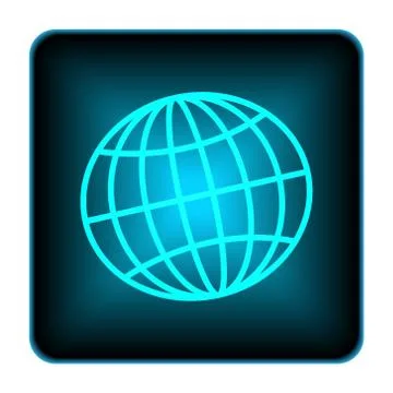 Globe icon Illustrazione stock