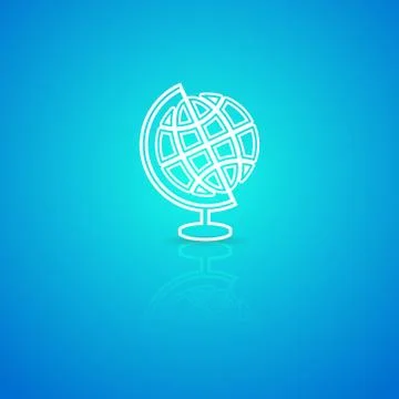 Globe icon Illustration