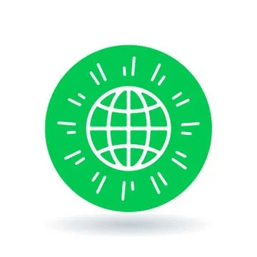 Globe icon Stock Illustration