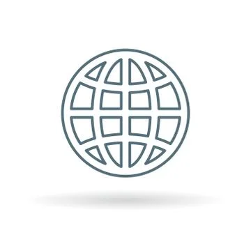 Globe icon Stock Illustration