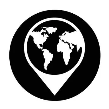 Globe icon Stock Illustration