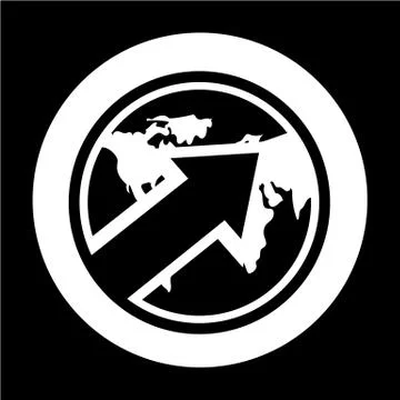 Globe icon Stock Illustration