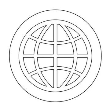 Globe icon Stock Illustration