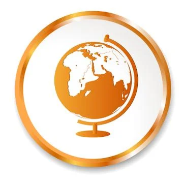 Globe icon Stock Illustration