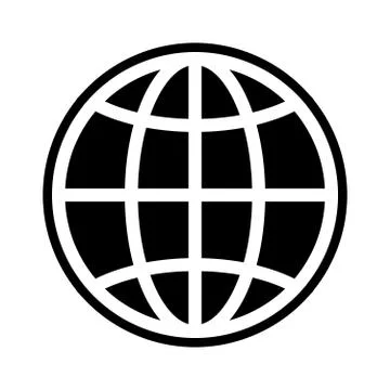 The globe icon Stock Illustration