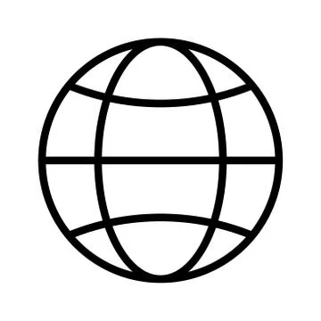Globe icon Stock Illustration