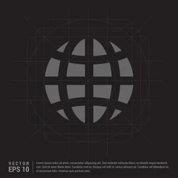 Globe Icon Illustrazione stock