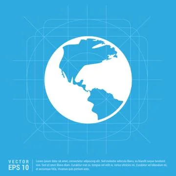 Globe Icon Illustrazione stock