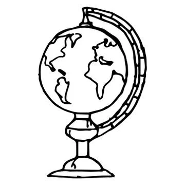 Globe icon. Stock Illustration