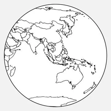 Globe icon. Stock Illustration