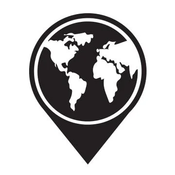 Globe icon Illustration design Stock Illustration