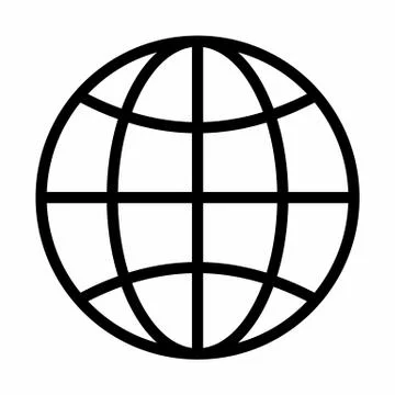 Globe Icon illustration Stock Illustration