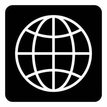 Globe icon illustration Stock Illustration
