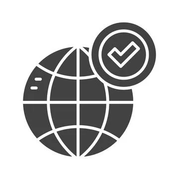 Globe Icon Image. Illustrazione stock