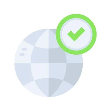 Globe Icon Image. Stock Illustration