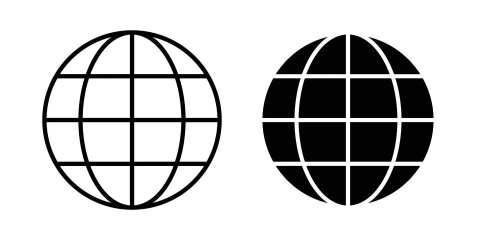 Globe icon or illustration vector symbols Stock-Illustration