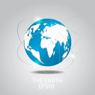 Globe icon Planet earth イラスト素材