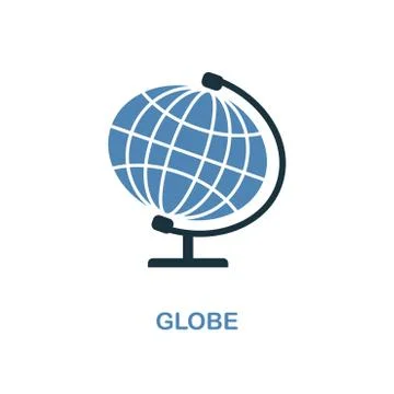 Globe icon. Simple element illustration. Globe pixel perfect icon design from Stock Illustration