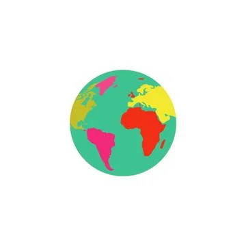 Globe Icon Vector Stock Illustration