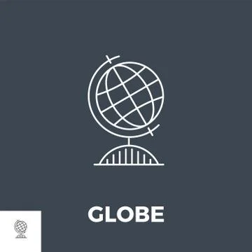 Globe Icon Vector. Stock Illustration