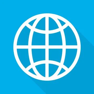 Globe icon. Vector illustration. Stock Illustration
