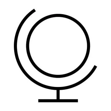 Globe icon vector illustration. Stock Illustration