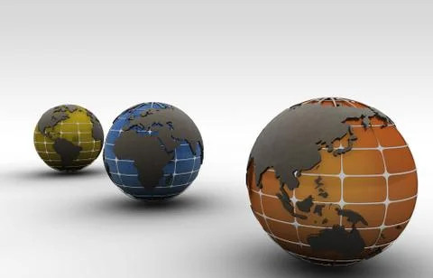 Globe Illustrazione stock
