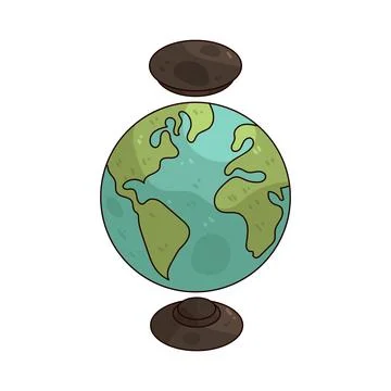 Globe illustration Stock Illustration