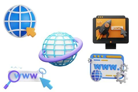 Globe internet searching concept, web page or internet browser. httpwww. wr.. Stock-Illustration