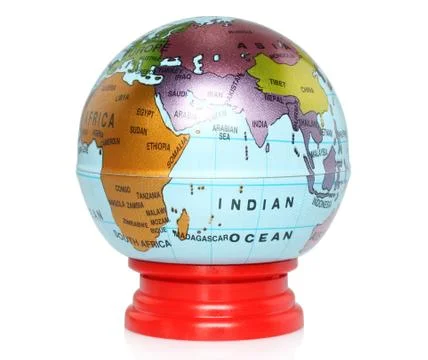 Globe isolated . Stock Photos