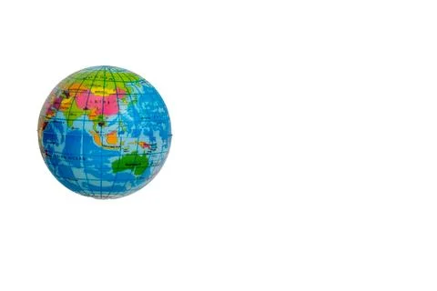 Globe isolated on white Stock Photos