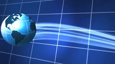 Globe light streaks n intro text  After Effects	Stock