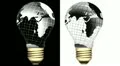 Globe lightbulbs HD Footage
