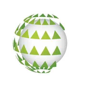 Globe logo element Stock-Illustration