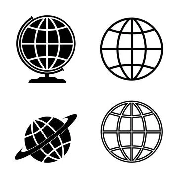 Globe logo Stock Illustration