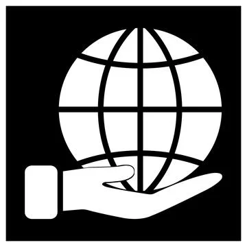 Globe logo vector design Stock Illustration