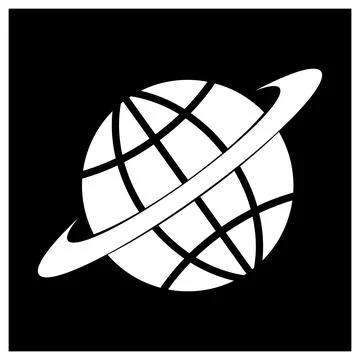 Globe logo vector design Stock Illustration