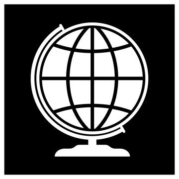 Globe logo vector design Stock Illustration