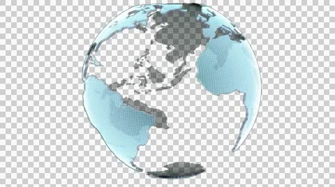 Globe Loop Rotation Stock-Footage 49992916