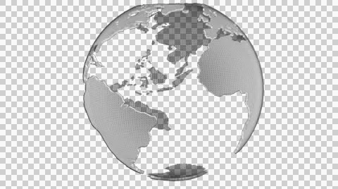 Globe Loop Rotation Stock-Footage 49993203