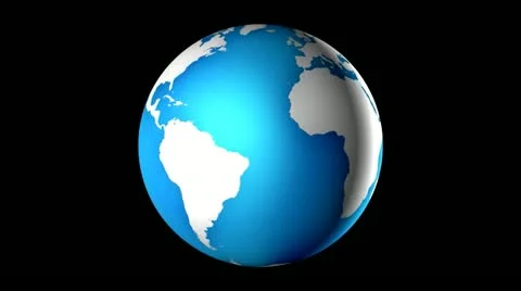 Globe looping with chroma key Video stock 11215787